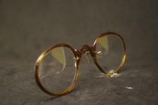 Antique Tortoise Hard Bridge Pince Nez Eye Glasses Vintage eyeglasses