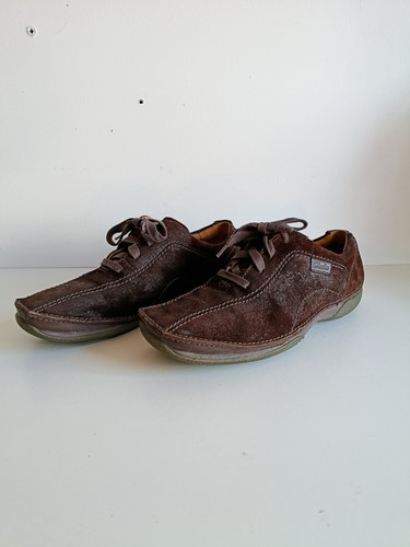 Chaussures cuir vintage daim