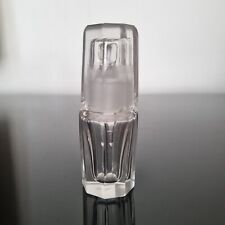 FLACON Alcool Apothicaire XIXè en Cristal Argent Victorian Crystal BOTTLE 19thC