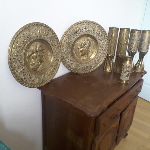 Lot objets cuivre - lot,