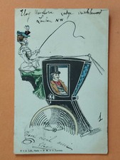 CPA femme cocher cochère