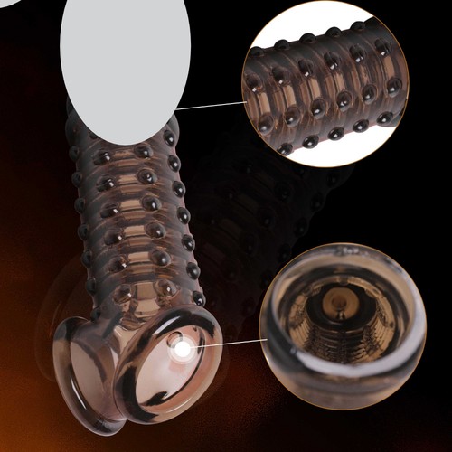 Noir silicone manchon - noir,