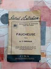 Livret D'entretien Faucheuse