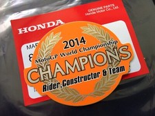 1X FOR HONDA CHAMPIONS MOTO GP 93  STICKERS DECALS EMBLEM FAIRING 50mmx64mm
