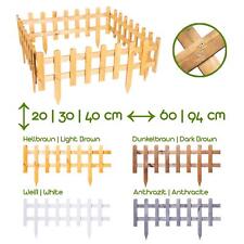 Clôture à Piquets Bois Palissade Teichzaun Bordure Jardin de Parterre Cloture en