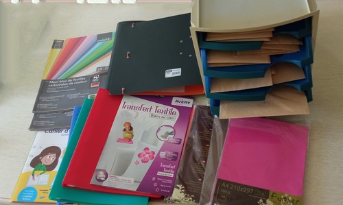 Lot fournitures trieur avec - fournitures,