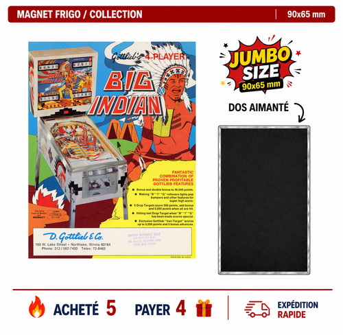 Magnet frigo big indian - magnet,