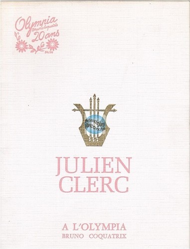 Julien clerc carton - clerc,