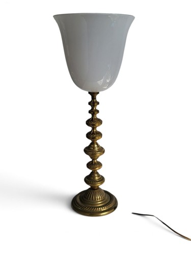 Lampe art déco laiton - en,