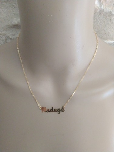 Collier ras cou prénom - collier/,