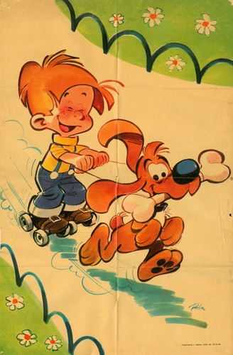 Poster spirou 1635 boule - spirou, et