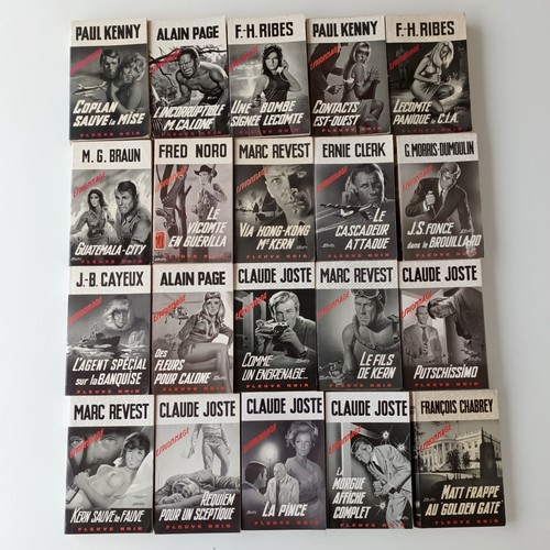 Lot livres poche espionnage - 20,