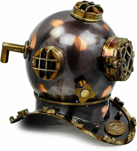 Casque plongée laiton - de, 18"