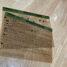 Yamaha Y250 YP250A microfiche