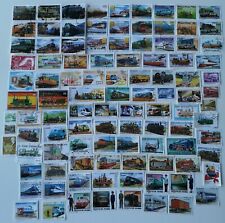 Trains/Railways/Railroad Stamps Collection - 100 to 1000 Different Stamps 