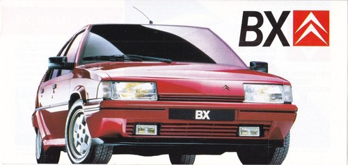 Catalogue brochure citroën - citroën, bx