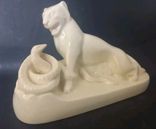 Charles Catteau Boch Louviere Faience Art Deco Panther Snake 1925