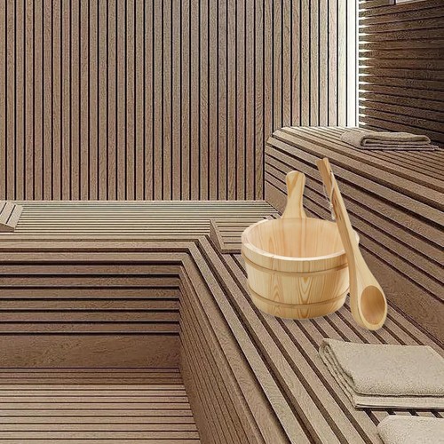 Tonneau sauna bois de - sauna,