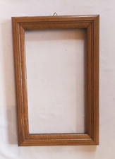 Cadre en chêne massif mouluré fin XXe S. - 38,1 x 22,5 cm