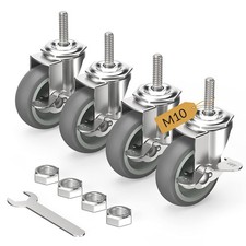 Roulettes pour meubles 75 mm
