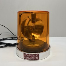 Vtg Unused Federal Vitalite Model 121A 12V Amber Never Mounted
