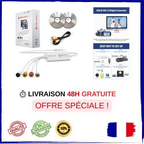 Vixlw convertisseur vhs vers - vixlw,