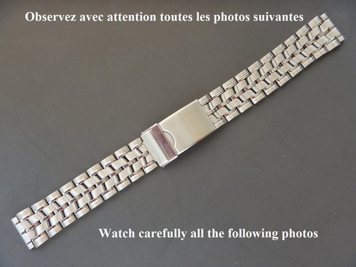 Solide bracelet acier - 18,