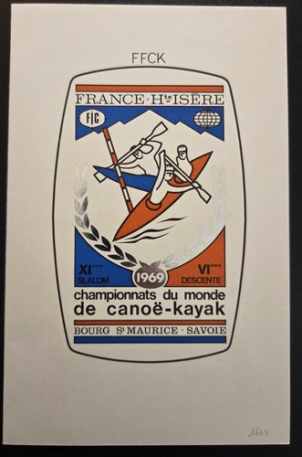 Encart luxe 1er jour fdc - jour, canoe