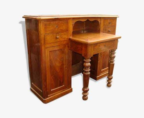 Bureau noyer époque louis - noyer,