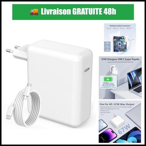 Chargeur usb 67w pour - chargeur,
