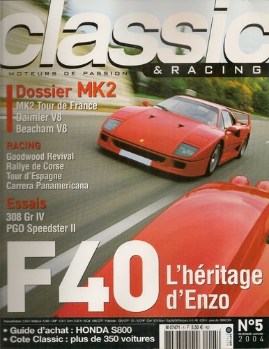 Classic racing 5 dossier - classic,