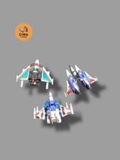 Vintage Battle Skyhawk 3-en-1 Transforming Robot Toy LH-722 Taiwan Space Jet