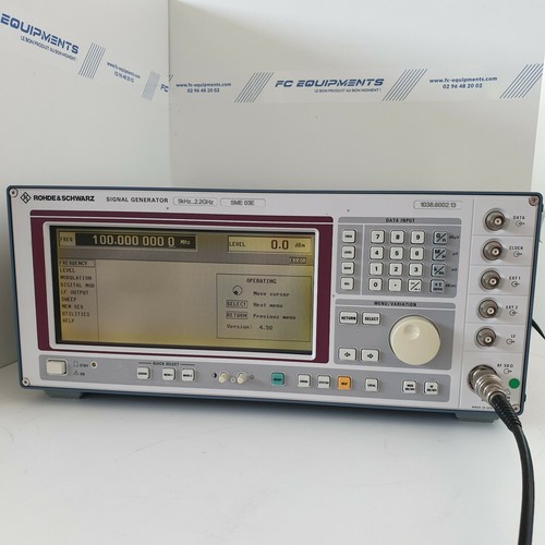 Rohde schwarz sme 03e signal - &,