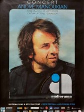 Affiche Roulée 120x160cm FESTIVAL AUDIORAMA CAVAILLON (2012) André Manoukian TBE