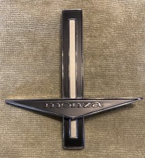 1960s Chevrolet Corvair Monza, metal insignia, NOS