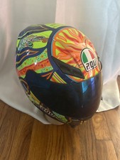 AGV Valentino Rossi Five Continents K-3  M motorcycle helmet, used, collectible