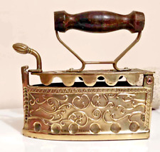 antique brass iron "embers boat" vintage 1950