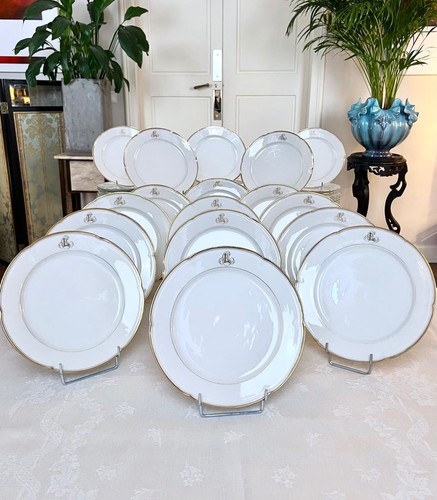 Assiettes plates porcelaine - assiettes,