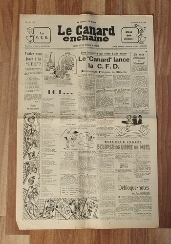 Canard enchainé 1765 du - enchainé,