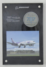 Boeing 787 Dreamliner ANA Airlines First Delivery Presentation Plaque