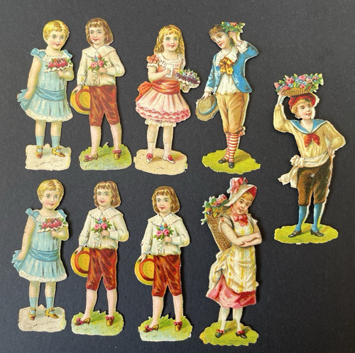 Découpis chromos anciens - chromos,