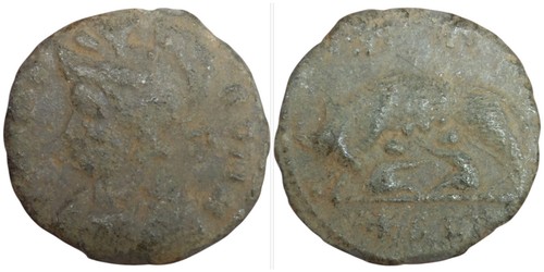 Monnaie romaine vrbs roma - monnaie,