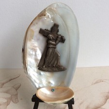 Ancien Bénitier Coquillage