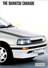 Daihatsu Charade 1987-1989 UK Market Brochure GTti, Diesel Turbo, Turbo, CX & CS