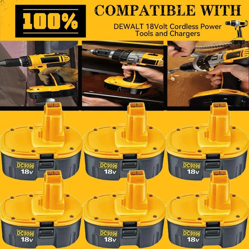 6pack 18v for dewalt volt - 6pack,