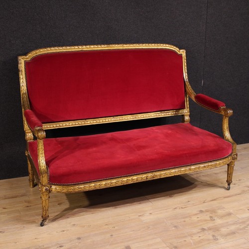 Ancien canapé français