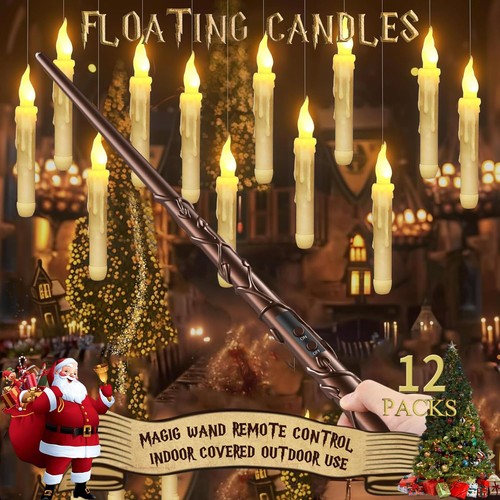 Bougies flottantes avec