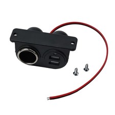 Dc 12V Voiture Allume Double