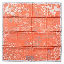 Hermes Carre 90 Mille Feuilles de Soie 904126S 01 Scarf r2_0916