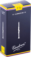 boite 10 anches CLARINETTE MIb VANDOREN TRADITIONNELLES CR 1115 - force 1,5